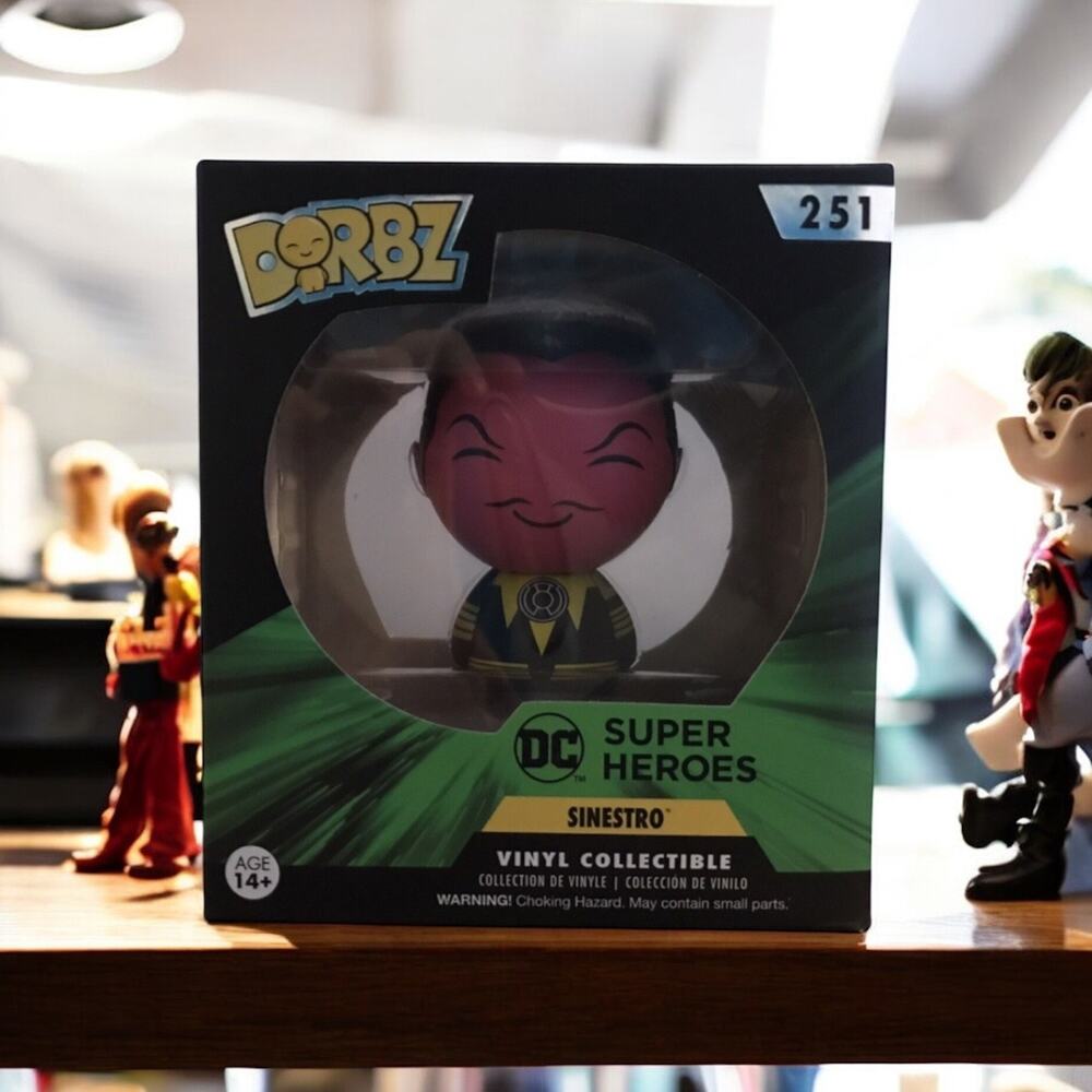 Funko Dorbz Sinestro #251 DC Super Heroes Vinyl Collection Purple Figure